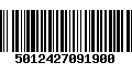 Código de Barras 5012427091900