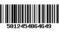 Código de Barras 5012454064649