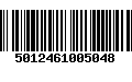 Código de Barras 5012461005048