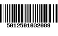 Código de Barras 5012501032089