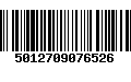 Código de Barras 5012709076526