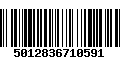 Código de Barras 5012836710591