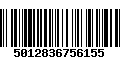 Código de Barras 5012836756155