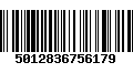 Código de Barras 5012836756179