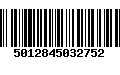 Código de Barras 5012845032752