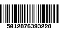 Código de Barras 5012876393228