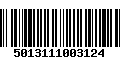 Código de Barras 5013111003124