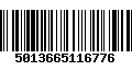 Código de Barras 5013665116776