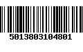 Código de Barras 5013803104801