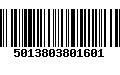 Código de Barras 5013803801601