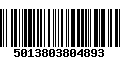 Código de Barras 5013803804893