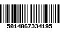 Código de Barras 5014067334195