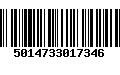 Código de Barras 5014733017346