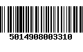 Código de Barras 5014908003310