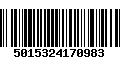 Código de Barras 5015324170983