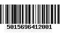 Código de Barras 5015696412001