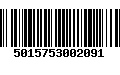 Código de Barras 5015753002091