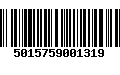 Código de Barras 5015759001319