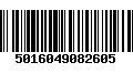 Código de Barras 5016049082605