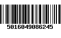 Código de Barras 5016049086245