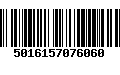 Código de Barras 5016157076060