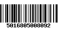 Código de Barras 5016805008092