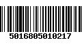 Código de Barras 5016805010217