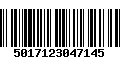 Código de Barras 5017123047145