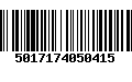 Código de Barras 5017174050415