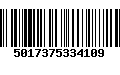 Código de Barras 5017375334109