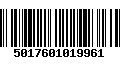 Código de Barras 5017601019961