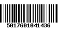 Código de Barras 5017601041436