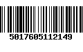 Código de Barras 5017605112149