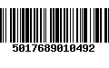 Código de Barras 5017689010492