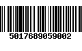 Código de Barras 5017689059002