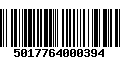 Código de Barras 5017764000394