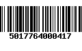 Código de Barras 5017764000417