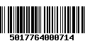 Código de Barras 5017764000714