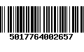 Código de Barras 5017764002657