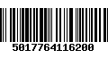 Código de Barras 5017764116200