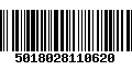 Código de Barras 5018028110620