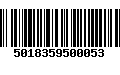 Código de Barras 5018359500053