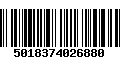 Código de Barras 5018374026880
