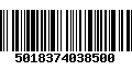 Código de Barras 5018374038500