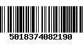 Código de Barras 5018374082190