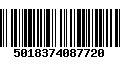 Código de Barras 5018374087720