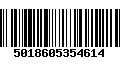 Código de Barras 5018605354614