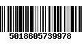 Código de Barras 5018605739978