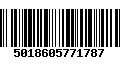 Código de Barras 5018605771787