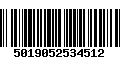 Código de Barras 5019052534512